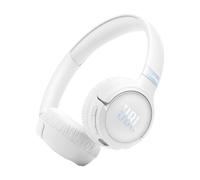 JBL Tune 680 NC Wireless On-Ear Bluetooth Headphones with Adaptive Noise-Cancelling Technology, Smart Ambient, 76-Hour Battery Life and Google Fast Pair/Microsoft Swift Pair, White