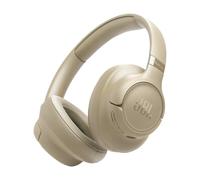 JBL Tune 730 BT Wireless Over-Ear Headphones with JBL Pure Bass Sound, Bluetooth 6.0, Foldable Design, Audio Cable, 76-Hour Battery Life and Google Fast Pair/Microsoft Swift Pair, Beige