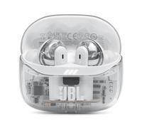 JBL Tune Beam Ghost 2, Wireless Noise Cancelling Bluetooth Earbuds with 48h Playtime, IP54 Water and Dust Resistant, Multi-Point Connection, Ergonomic Design, Closed-Back Stick Design, White Ghost