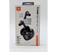 JBL Tune Beam 2 Wireless Bluetooth Noise-Cancelling Earbuds - Black - NEW