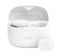 JBL Tune Buds Earphones, Bluetooth and Wireless, Water Resistant and Noise Cancelling with up to 48 Hours Battery Life, in White