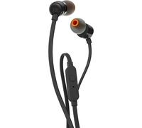 JBL Tune T110 Earphones Black Wired Pure Bass Lightweight In-Ear Earbuds