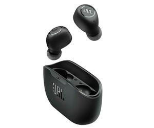 JBL Vibe Buds True Wireless Black Bluetooth Earbuds + Charging Case - Black - JBLVBUDSBLK