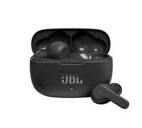 JBL Wave 200 TWS Wireless In-Ear Headphones and Charging Case, Bluetooth Earphones with JBL Deep Bass Sound and IPX2 Water Resistance, Black
