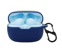 JBL Wave Beam 2 Premium Soft Silicone Case with Carabiner - Anti-Scratch, Shockproof Ultra Slim Full Protective Cover, Blue