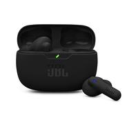JBL Wave Beam 2, Wireless Noise Cancelling Bluetooth Earbuds with 40h Playtime, JBL Pure Bass Sound, Smart Ambient Technology and Multi-Point Connection, Closed-Back Stick Design, Black