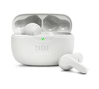JBL Wave Beam In-Ear Wireless Earbuds with IP54 and IPX2 Waterproofing, Hands-Free Calling and 32-Hour Battery Life, White