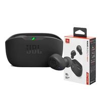 Wave Buds, In-Ear Wireless Earbuds with IP54 and IPX2 Waterproofing, Powerful Bass and 32 hours Battery Life, in Black