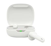 JBL Wave Flex 2, Wireless Bluetooth Earbuds with 40h Playtime, JBL Pure Bass Sound, Smart Ambient Technology, IP54 Water and Dust Resistant, Multi-Point Connection, Open-Back Stick Design, White