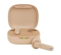 JBL Wave Flex In-Ear Wireless Earphones with IP54 and IPX2 Waterproofing, TalkThru and AmbientAware Technology and 32-Hour Battery Life, Beige