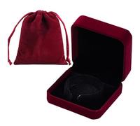 JBLJDWD 2 Pcs Bracelet Gift Box, Bracelet Box, Bangle Box Gift Boxes Bangle Display Jewelry Box Storage Case Organizer Holder for Bracelets Perfect for Engagement Wedding Birthday (Red)