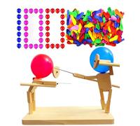 JBLJDWD 2 Player Balloon Brawlers, Balloon Brawlers Game, 100 Balloons Fencing Game Handmade Balloon Brawlers Balloon Battle Game for 2 Players, Fast-Paced Party Game for Kids and Adults