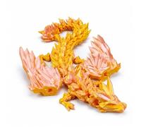 JBLJDWD 3D Printed Dragon with Egg, Dragon Egg Display Figurine, 3D Printed Articulated Collectible, Dragons for Desk Decor Car Interior, Large 25cm Oscillatory Joint Decoration