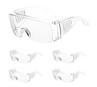 JBLJDWD 5 Pcs Kids Safety Glasses, Safety Glasses, Sturdy and Durable Safety Glasses for Work for Men Women Safety Goggles for Construction Laboratory Outdoor Sports