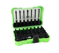 JBM Impact Bit Set Heavy Duty 57 Piece With Quick Change Adapter S2 Steel Black