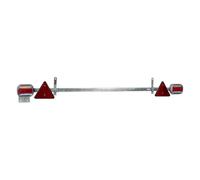 Jbm Telescopic Tow Bar With 2 Led Lights And 2 Catareflectors One Size Black / Green