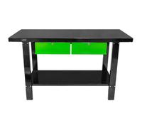 Jbm Tools Work Bench With 2 Drawers Black & Green