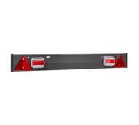 Jbm Tow Bar With 2 Led Lights And 2 Catareflectors One Size Black / Green
