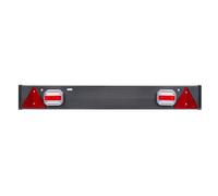 Jbm Tow Bar With 2 Led Lights And 2 Catareflectors Red Boy