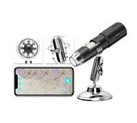 JBMBHC Wireless Skin Analyzer Machine Dermatoscope Scalp/Skin/Hair follicle Detection Testing Analysis Magnifier UV Skin Analyzer Professional 1000X Facial Skin Detector Digital Microscope