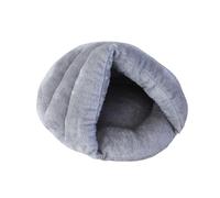 JBNCRYGD Cat Tent Cave Bed Plush for Cats Small Dogs with Washable Removable Pads Pillow Cat Bed Cave House Triangle Cat Nest House Large,A-50 * 40cm