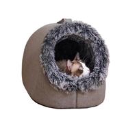 JBNCRYGD Pet Tent Cave for Cats/Small Dogs/Cat Bed House with Removable Washable Cushion Pillowslip - Microfiber Indoor Outdoor Pet,B-40 * 30 * 28cm