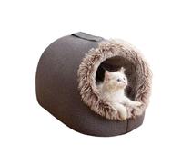 JBNCRYGD Pet Tent Cave for Cats/Small Dogs/Cat Bed House with Removable Washable Cushion Pillowslip - Microfiber Indoor Outdoor Pet,A-40 * 30 * 28cm