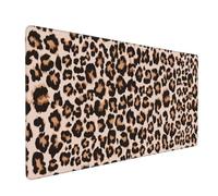 Jbofyee Cheetah Leopard Print Large Mouse Pad & Desk Mat Animal Skin Extended Mousepad Non-Slip Rubber Base Laptop Computer Keyboard Pad for Gaming, Office & Home Decor, XXXL - 35.4" X 15.7"