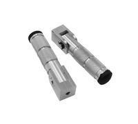 JBPIHZT 1 Pair M8 Universal Motorcycle Rear Footrest Pedal Modification Aluminium Alloy Foldable Back Footpegs Off Road Vehicle Bicycle(Silver)