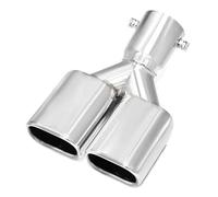 JBPIHZT 1 PCS Car Exhaust Tip For Toyota For Alphard 40 Series 2024 Double Header Square Stainless Steel Tailpipe Muffler Tailpipe