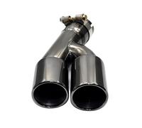 JBPIHZT 1 PCS Dual Exhaust Tip For 3 Series F30 F31 320i 2013 2014 2015 2016 Stainless Steel Muffler Tip Tailpipe Nozzle(BLACK)