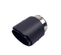 JBPIHZT 1 Piece For Mazda For Axela CX-5 Cx-4 Cx-3 Carbon Exhaust Tips Pipe Muffler Tip Nozzle Modified Decorative Tailtip(BLACK)