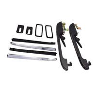 JBPIHZT 191837205A 191837206A for VW for Golf MK1 MK2 for Jetaa MK2 Car Outside Exterior Front Rear Left Right Door Handles Lock W/Keys(Rear Pair)