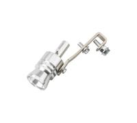 JBPIHZT 1PC Universal Sound Simulator Car Turbo Sound Whistle Vehicle Refit Device Exhaust Pipe Turbo Sound Whistle Turbo Muffler(Silver,M)