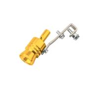 JBPIHZT 1PC Universal Sound Simulator Car Turbo Sound Whistle Vehicle Refit Device Exhaust Pipe Turbo Sound Whistle Turbo Muffler(Gold,M)