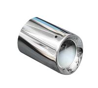 JBPIHZT 1PCS For X3 G01 X4 G02 2019 2020 2021 2022 Car Exhaust Muffler Tip Stainless Steel Exhaust Tip Nozzle Auto Accessory(Silver)