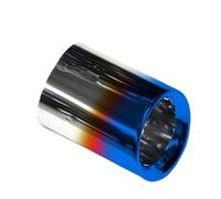 JBPIHZT 1PCS For X3 G01 X4 G02 2019 2020 2021 2022 Car Exhaust Muffler Tip Stainless Steel Exhaust Tip Nozzle Auto Accessory(Blue)