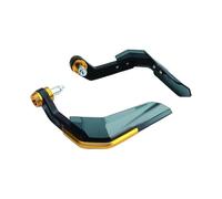 JBPIHZT 22mm OR 28MM Universal Protector Modification Protective Gear CNC Aluminum Alloy Motorbike Hand Guard Handguard Shield Windproof(Gold)