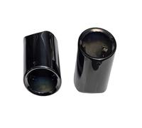 JBPIHZT 2pc Car Exhaust Tip For X7 G07 X5 G05 X6 G06 M40i M50i 2019-2024 Exhaust Tips Muffler Stainless Steel Exhaust Pipe Nozzl(BLACK)
