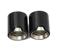 JBPIHZT 2pcs ID60mm Car Exhaust Tip For 2 Series F22 F23 M235i M240i F20 F21 M135i M140i F30 M335i M340i M-Performance Muffler(Matte)