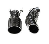 JBPIHZT 304 Stainless Steel Car Exhaust Pipe Single Out Muffler Tips 1 Pair Exhaust Tip For Mercedes For Benz W211 E300 E280 E260 2002-2007