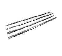JBPIHZT 4Pcs Car Window Door Belt Weatherstrip Seal Trims Chrome Outside Deflector Rain for Accord 2008 2009 2010 2011 2012