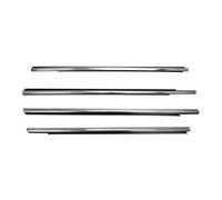 JBPIHZT 4Pcs Window Rubber Trim for 301 2013-2017 Weatherstrip Seal Strips Door Moulding Glass(Chrome)