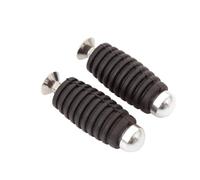 JBPIHZT 6mm CNC Motorcycle Footrest Footpeg Toe Pegs Toepeg Pedal For Yamaha YZF R1 R15 R6 R25 R3 MT03 MT09 MT07 FZ07(Silver)