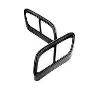 JBPIHZT ABS Plastic Car Rear Exhaust Pipe Muffler Tip Cover Trim Bezel Replacement For VW For Golf 8 MK8 2020 2021 Auto Modification Accesories