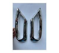 JBPIHZT ABS Rear Bumper Chrome Exhaust Tailpipe Trim Cover Glossy Silver Diffuser Strip For VW For Tayron Auto Modification Accesories