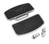 JBPIHZT Adjustable Motorcycle Adjustable Passenger Floorboard Mount-Style Foot Rest Floorboards For Harley For Dyna For Electra For Glide