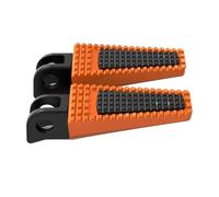 JBPIHZT Adjustable Motorcycle Front Or Rear Footrests Foot Pegs Pedal For CB500F CB650F CB125R CBF125NA CB300R CB650RA(Orange,Item 1)