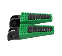 JBPIHZT Adjustable Motorcycle Front Or Rear Footrests Foot Pegs Pedal For CB500F CB650F CB125R CBF125NA CB300R CB650RA(Green,Item 1)