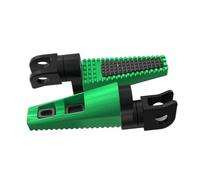 JBPIHZT Adjustable Motorcycle Front Or Rear Footrests Foot Pegs Pedal For CB500F CB650F CB125R CBF125NA CB300R CB650RA(Green,Item 2)